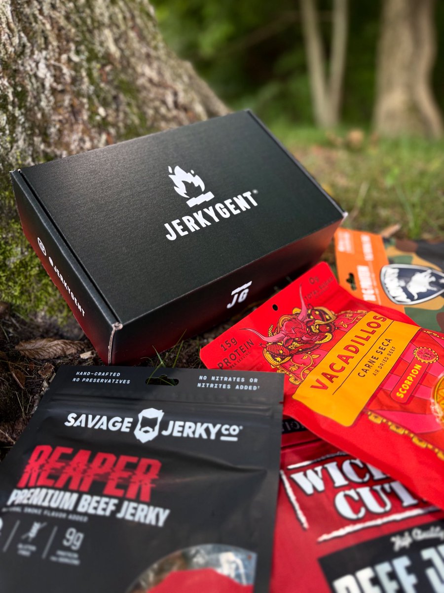 Calling all spicy lovers! 📢 Our new #InfernoBox just launched. 🚀 From Scorpion Pepper to Carolina Reaper, challenge yourself and others to the HOTTEST flavors on the planet! 🌎🔥📦 JerkyGent.com #Spicy #BeefJerky