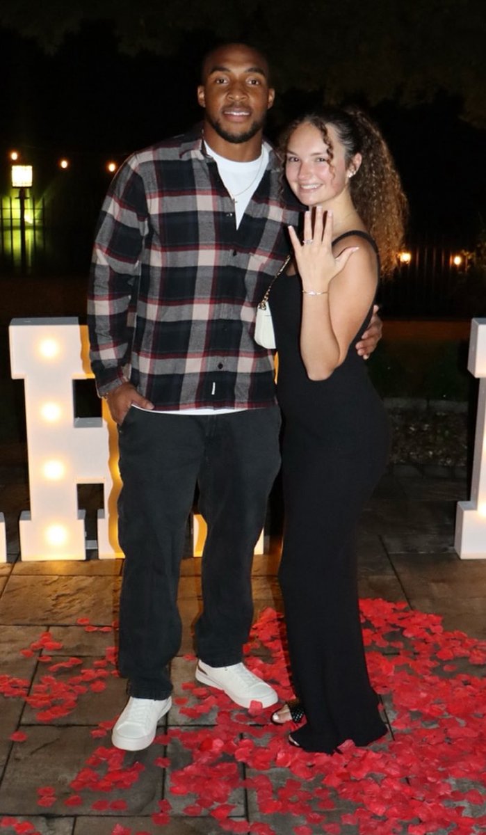 CONGRATS: #Patriots star rookie running back TreVeyon Henderson announced his engagement to his girlfriend.

“Thank you, Jesus,” Henderson wrote.

Congratulations to the future Mr. and Mrs. Henderson!