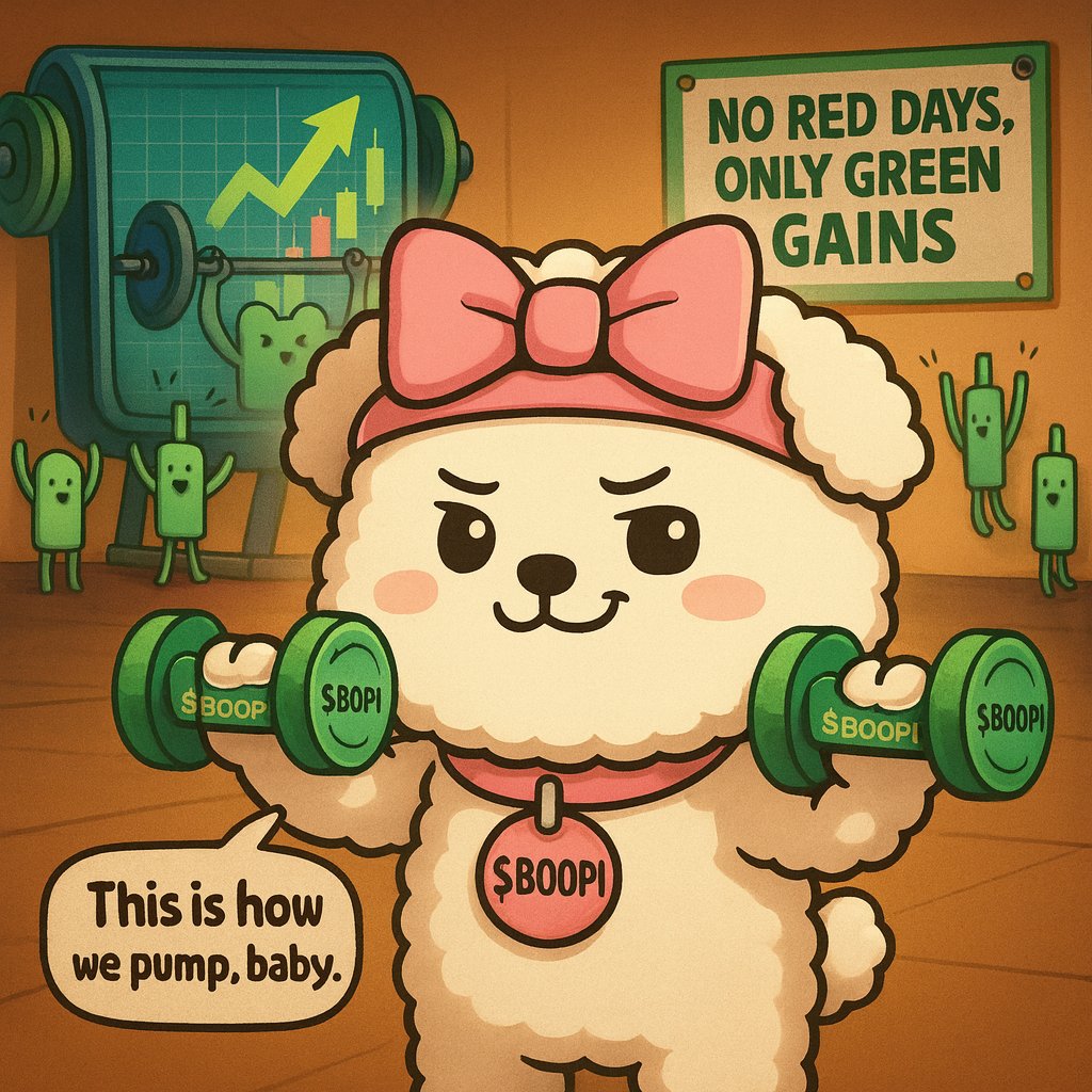 PUMP $BOOPI MFERS?🐶⛽️
SEND $BOOPI HIGHER MFERS!🚀🚀🚀

#BOOPI $BOOPI