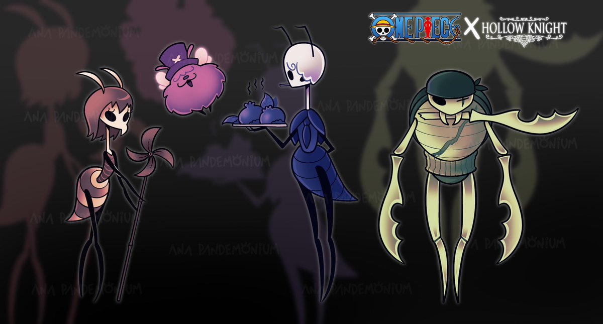 One Piece x Hollow Knight cosa