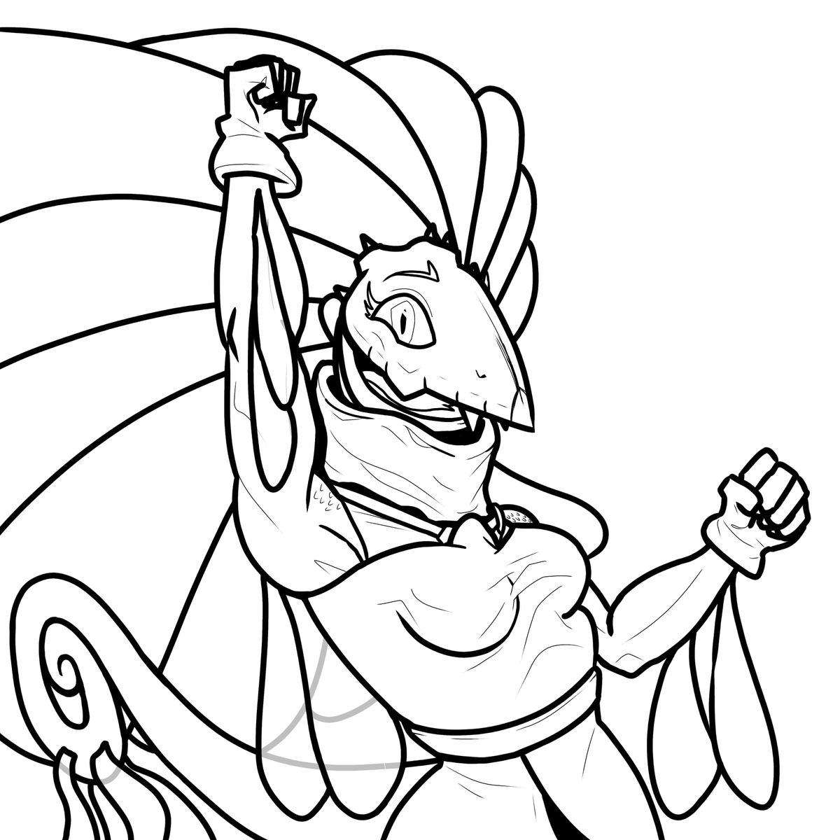 The adorable Quetzalin ninja Liz Arde!