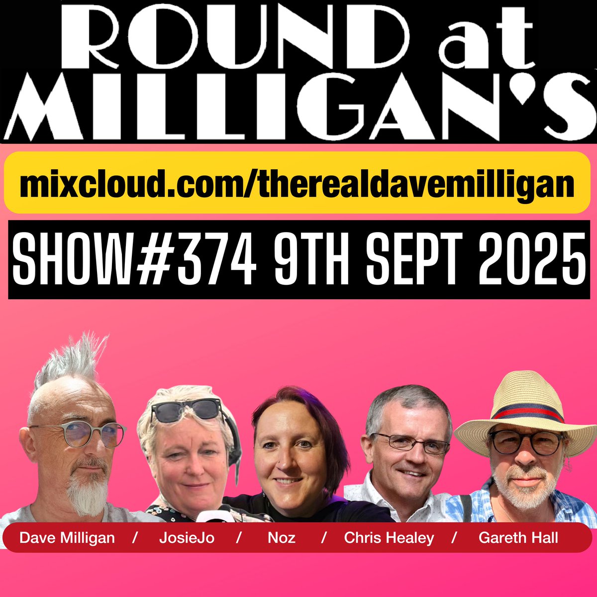 Wotcha! <a href="/weirdsistersnet/">Weird Sisters Network</a> with @roundatmilligan #374 with a stunning musical variety of musical variety!  :D  TUESDAY, SEPTEMBER 9, 2025 @ 8 PM PT / 11 PM ET / WEDNESDAY, SEPTEMBER 10, 2025, 4 AM GMT.  Join in chat!  weirdsistersradio.com