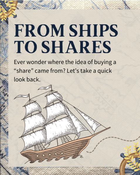 TraxThomas's tweet photo. 🚢From ships to shares - the history of how stocks came about 📊
Check out the TWM LinkedIn for the full story behind how the first “stocks” were tied to sea voyages, and today are traded w/ a tap.
#Stocks  #InvestingBasics #WealthManagement https://t.co/1lnGf7VWnL