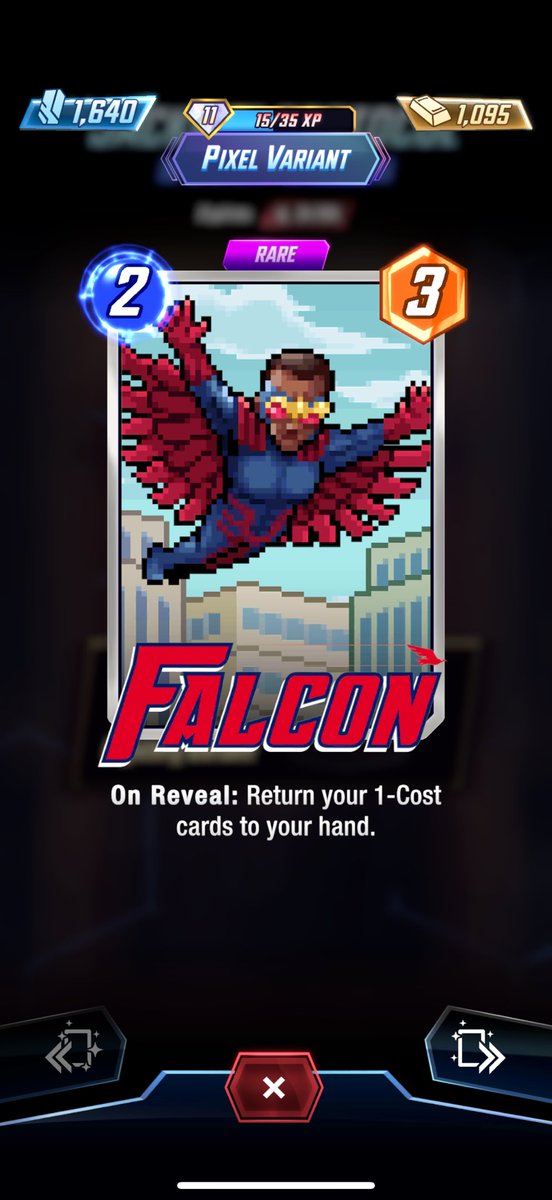 dilsaver1's tweet photo. @MARVELSNAP @KMBestMS @MARVELSNAP @seconddinner A pixel to reward me for playing your game 7 days in a row. Gee thanks. 🙄😡#youdontcareaboutyourcustomers https://t.co/cQFiJ9OS6N
