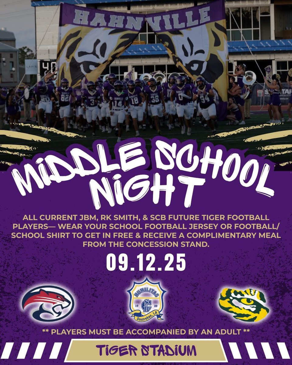 Hahnville Football tweet media