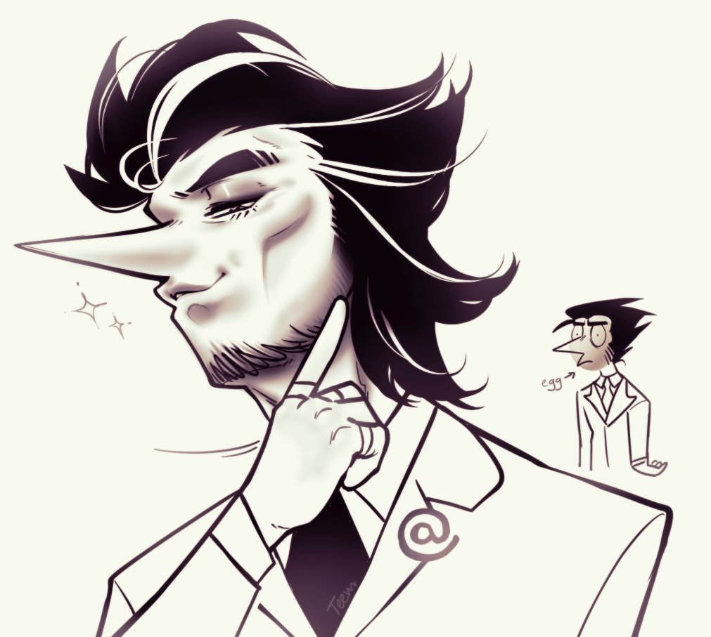 no need for punching when you have a jawline this sharp

#spamton