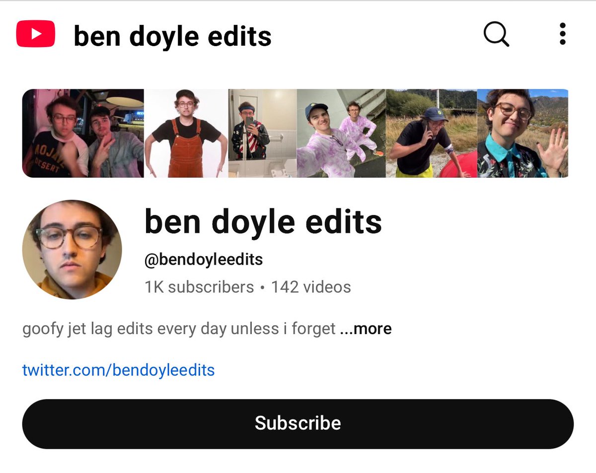 benjamin doyle goofy ahh edits tweet media