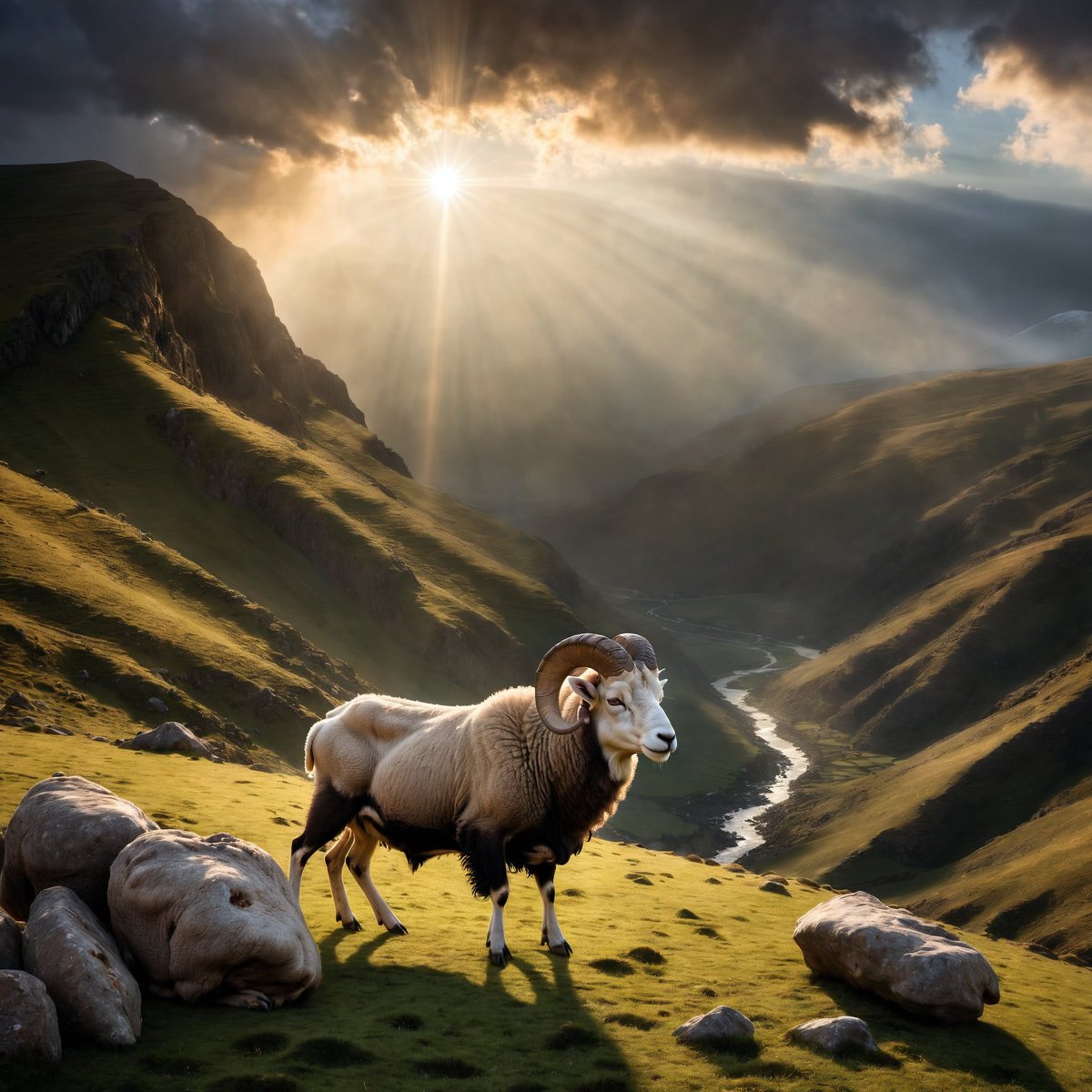 PixelSpellbook's tweet image. Where the light breaks, the guardian watches

#NatureFantasy #EpicScenery #MountainSpirit #FantasyLandscape #AIart #PixelSpells #MythicVibes