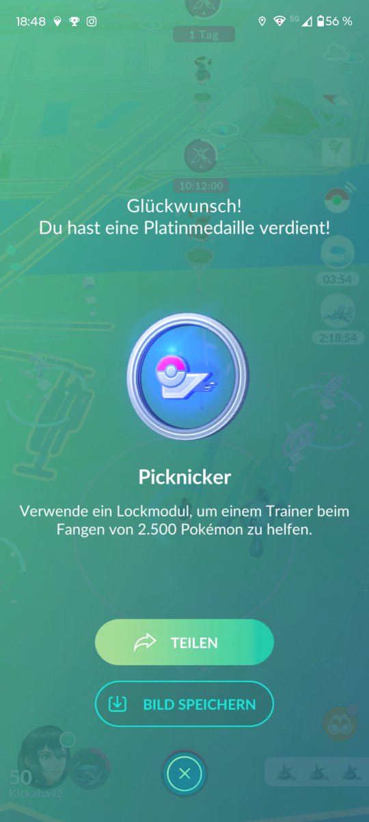 Schon länger keine Platin mehr. Bin diesbzgl.  faul geworden. #PokemonGO