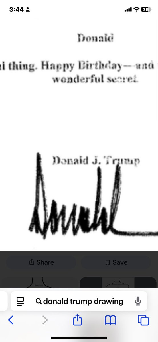 I’m not a handwriting “expert,” but I did take two courses in handwriting and signature analysis from U.S. Postal Inspectors back in the 1990s. 

Enough to know the difference between a confident, genuine signature and a shaky fake.

Here’s what matters: Trump didn’t start using