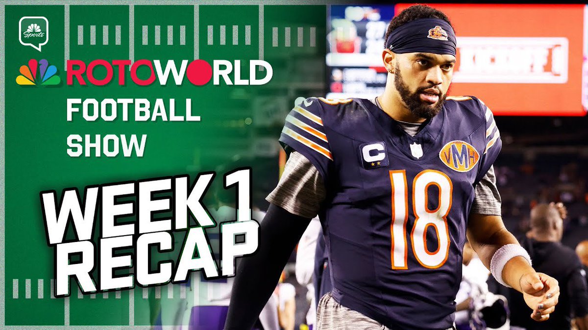 On the latest episode of the Rotoworld Football Show, <a href="/RotoPat/">Patrick Daugherty</a> and Denny Carter discuss:

— What we learned in Week 1
— The latest injury news
— Which teams you should panic about
— TNF preview

And more! Check it out here 👇