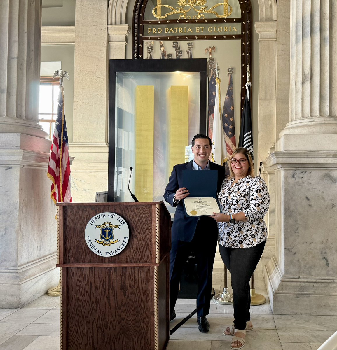 What a joy to celebrate with <a href="/BBBSA/">Big Brothers Big Sisters of America</a> of RI 🎉From its start in 1904 to 120 years of mentorship, the impact is inspiring. Our CollegeBound Saver 529 program proudly partnered to support Kaydden &amp; Kathlim’s future education, an investment in their dreams &amp; RI’s future. 🌊📚✨