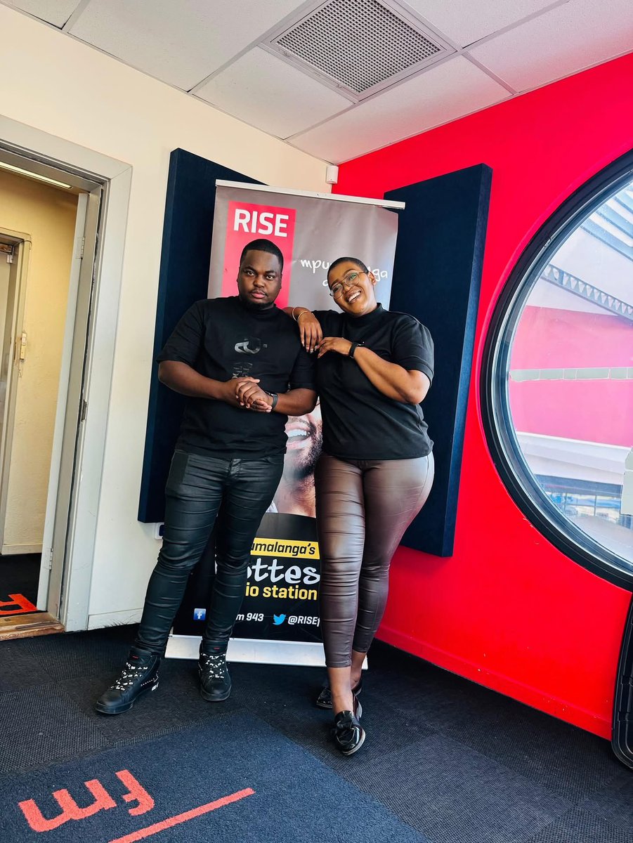 SiboPilson's tweet photo. Movers &amp; Shakers with @sibopilson chatting to @bachir_malai is available on the @risefm943 Rewind. 

This interview lives rent free in my mind. I was and still am so inspired by Lucky Sambo, and the incredible work he’s doing within the entertainment space in Mpumalanga. https://t.co/v8Dlzujvev