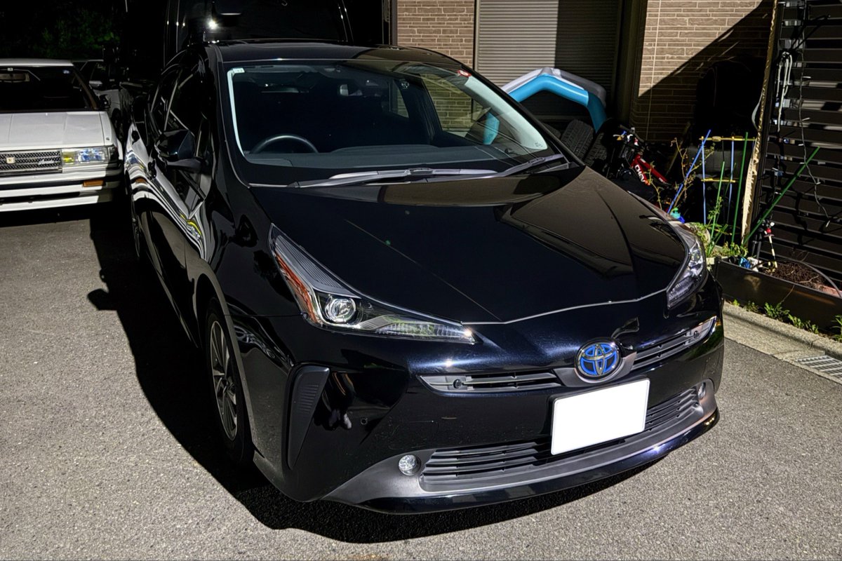 fuji6ce's tweet photo. 50系プリウス後期型 Sグレード
ついに納車しました！
憧れだったサンルーフ付き✨

プリウス導入に伴い、カプチーノとラパンSSは卒業。
これからはロードスターとの2台体制です。 https://t.co/wzgrH74k3w