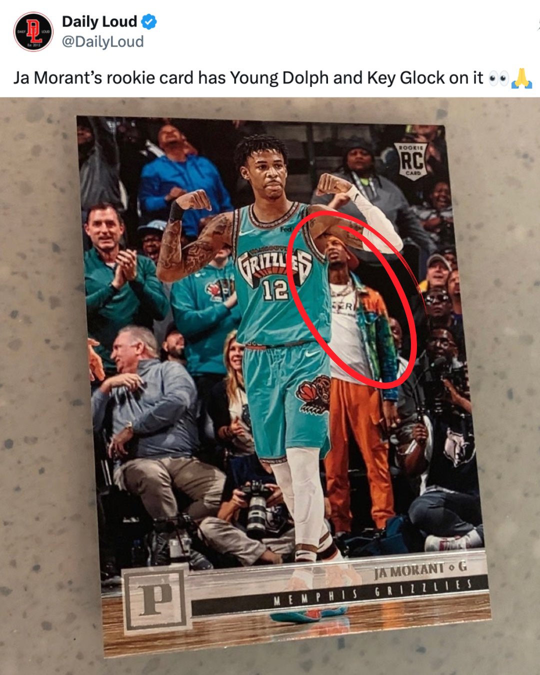 その他 ja morant rc with young dolph key glock Did you know Ja Morant's rookie card features Young Dolph