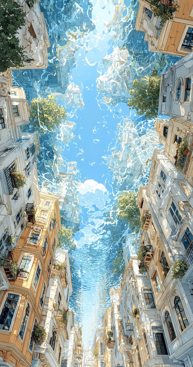 The view from the clear water