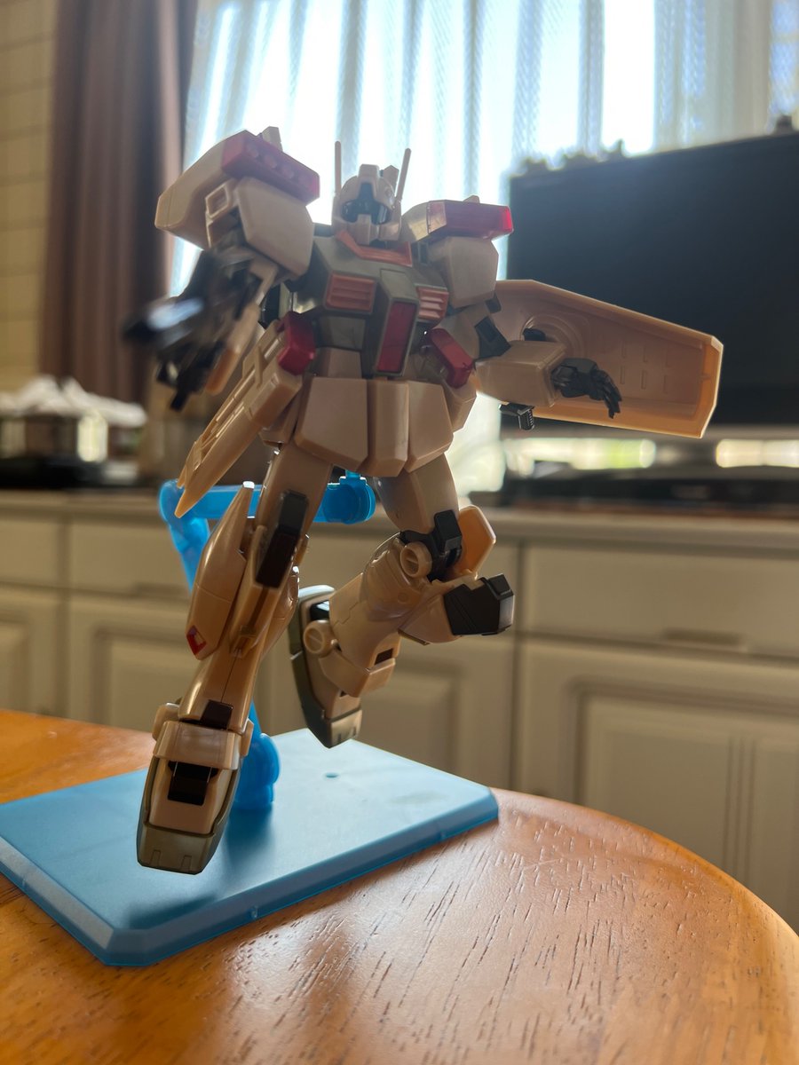 #積みプラ崩し大会2025夏 
#22体目
#ジムIIIアクシズショックカラー

パチ組み完成