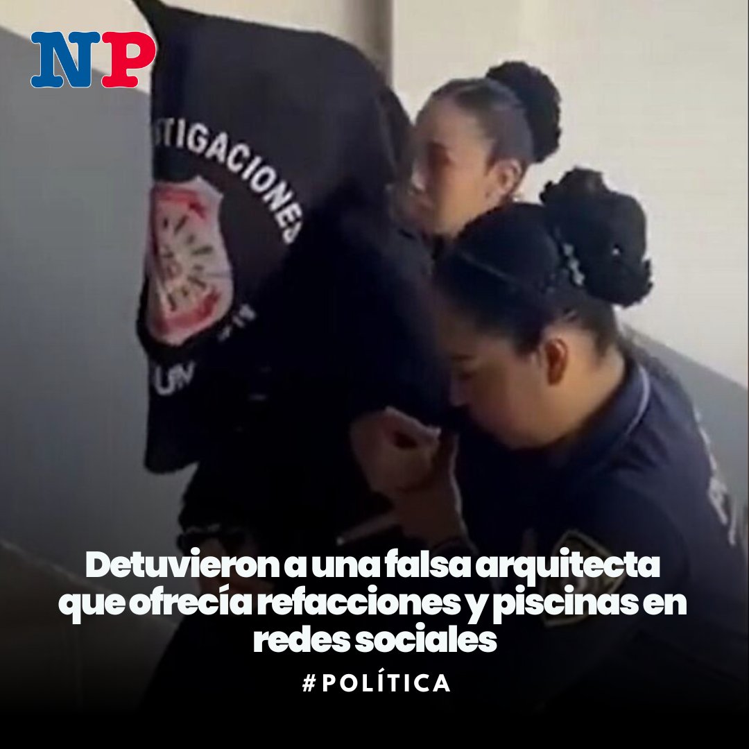 NOVA_Paraguay's tweet image. 🚔 Detuvieron a Nicole Johana Pereira, acusada de hacerse pasar por arquitecta y estafar con refacciones y piscinas. Tiene denuncias previas y podrían surgir más víctimas.

¿Qué opinás? Te leemos 👇🏼
.
.
.
@policia_py #NOVAParaguay #Refacciones #ObrasSociales #Estafa #Seguridad