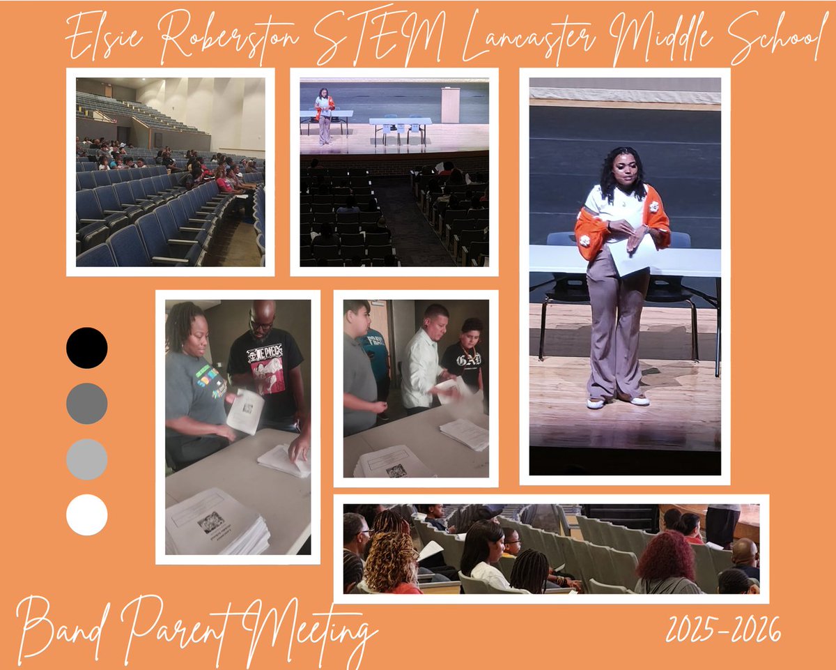 🎺🥁 A big thank you to all who attended our Band Parent Meeting! We had a fantastic turnout, and we’re excited for a great year of music and memories ahead. 🧡🖤🐯
#LMSBand #ParentSupport #TigerPride #BandFamily