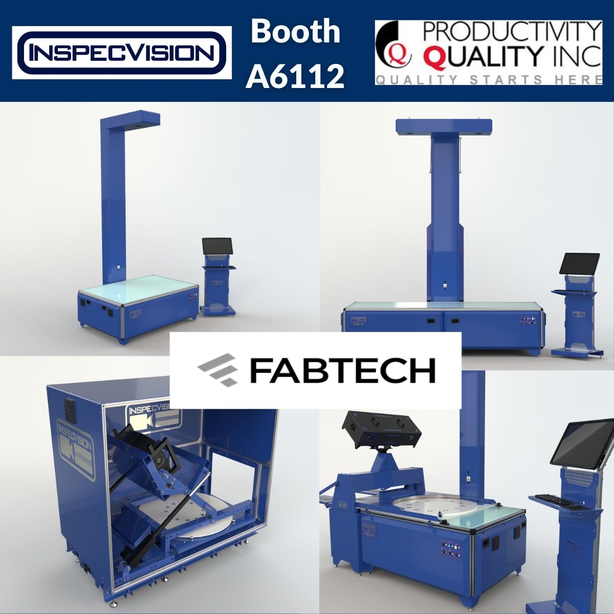 InspecVision's tweet image. It&apos;s Day 3@FABTECH Expo  what a great week so far. If you&apos;re here in Chicago and haven&apos;t called to see us yet, drop by booth A6112 today! You&apos;ll be glad you did!

#metalfabrication #inspection #qualitycontrol