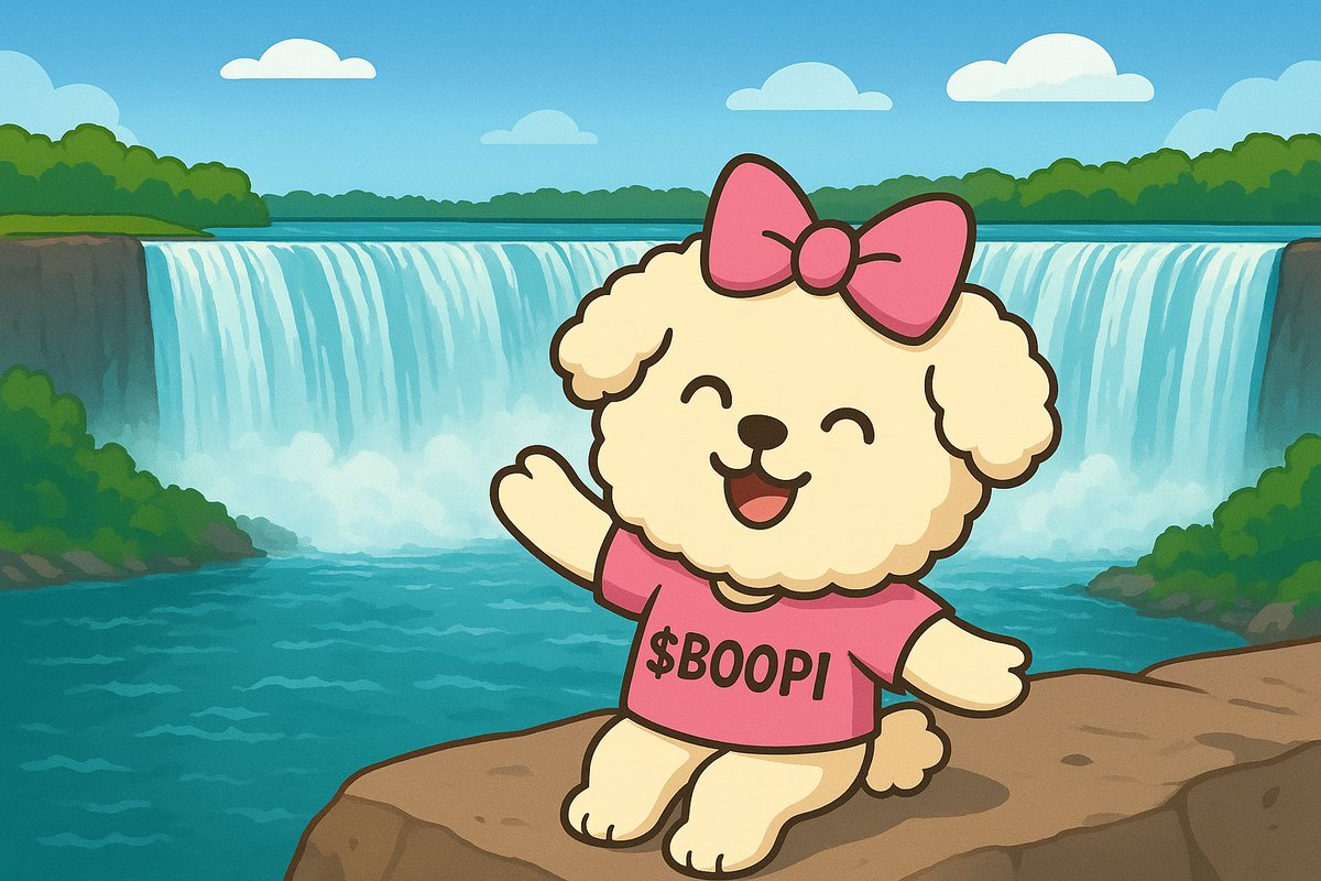 #BOOPI
$BOOPI
<a href="/BoopiOnSOL/">BOOPI</a> 

It's a pleasant day at Niagara, BOOPI LOVERS PUMP ⛽⛽ PUMP