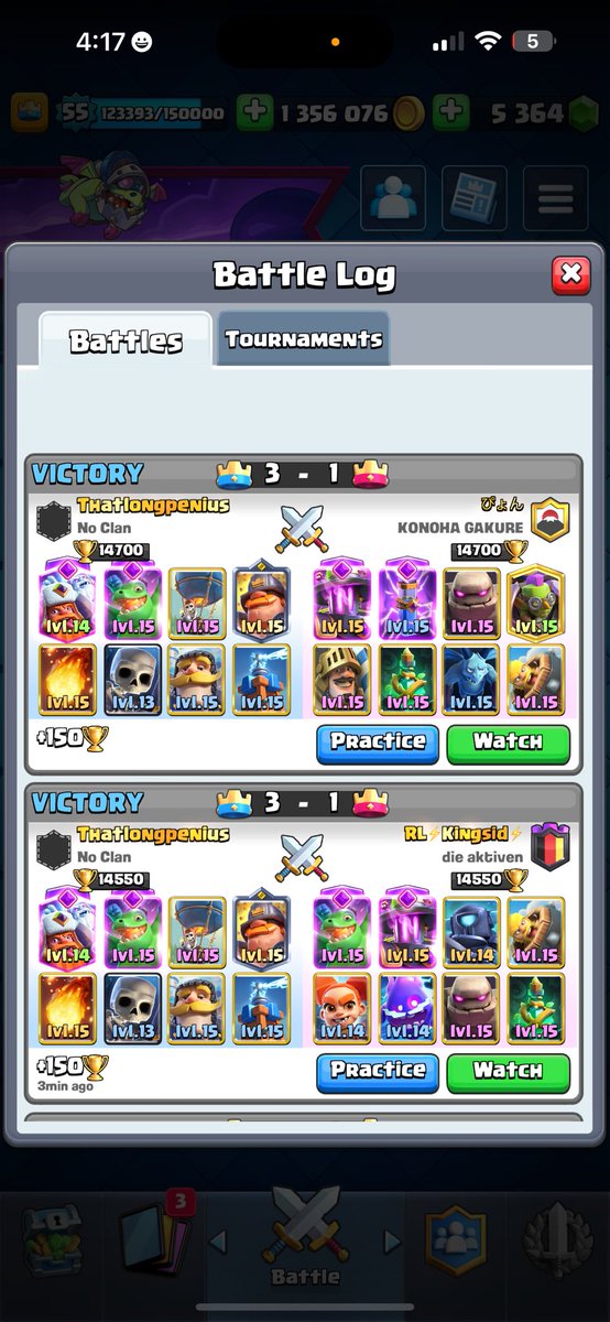 40SZN1's tweet photo. not even golem beating this deck 😭 https://t.co/LpGMpizFyI