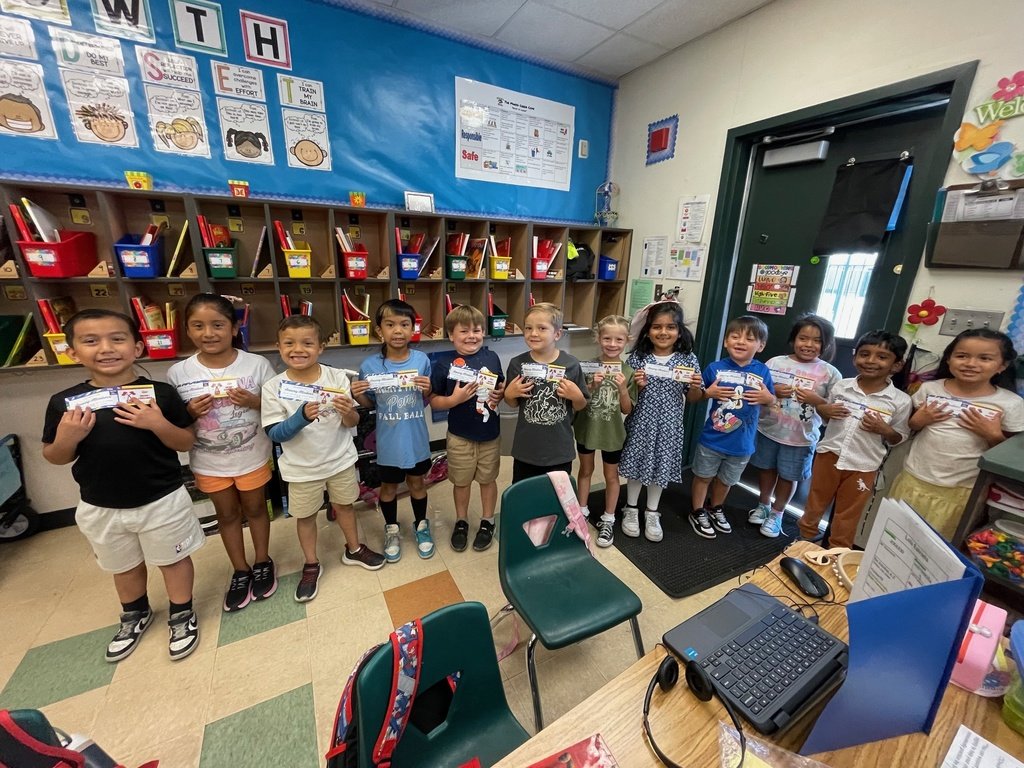 Amazing Attendance! Congratulations to our Hawks who received an Amazing Attendance award and gift certificate to In n Out Burger! #WeareBUSD #mchawks