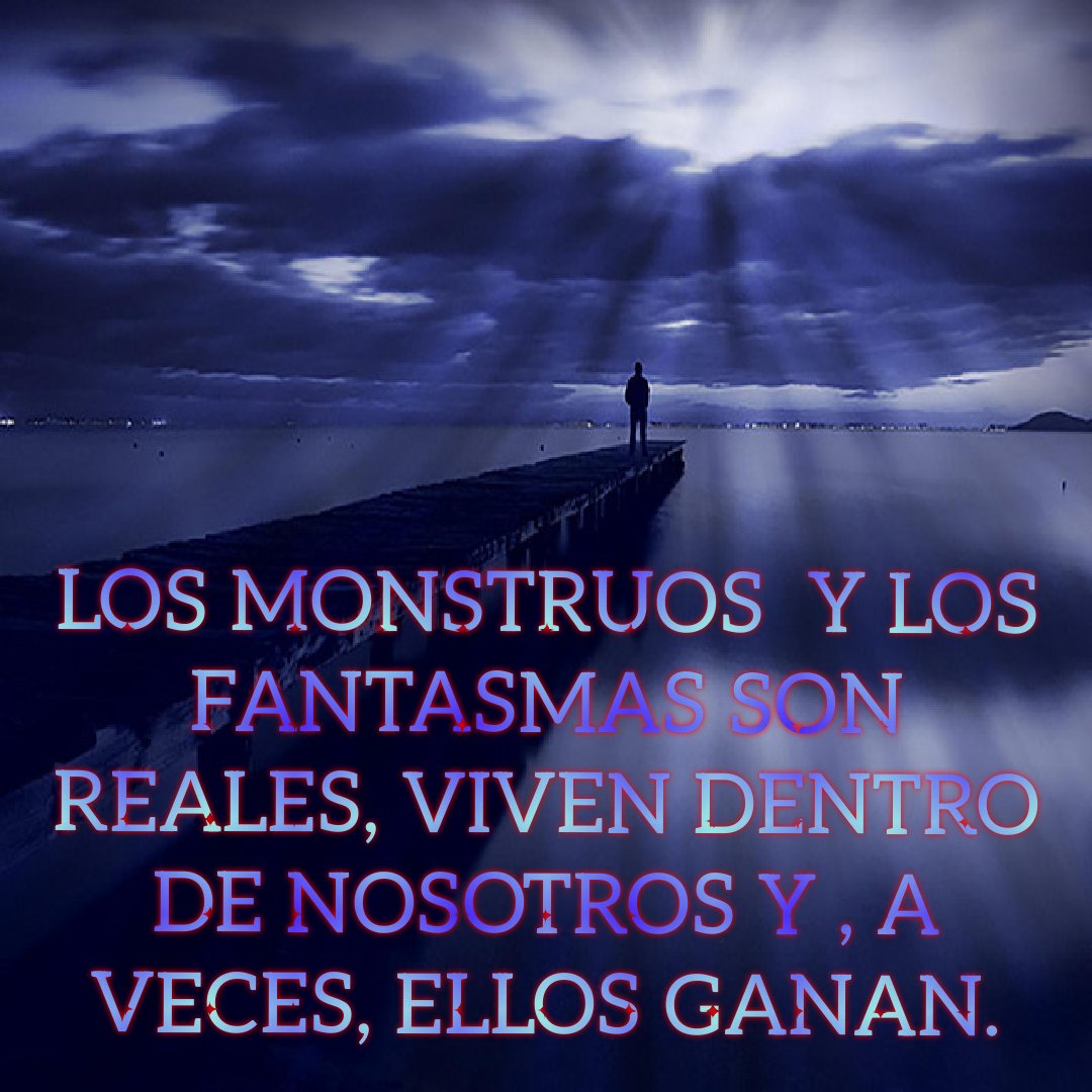 Topogigio_GT's tweet photo. Los mounstros y los fantasmas son reales y viven dentro de nosotros y a veces ellos ganan https://t.co/6lpiOqN2Y3