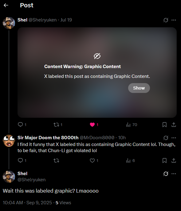 MrDoom8000's tweet photo. @Shelryuken yep lol https://t.co/z0KmaBa3TR