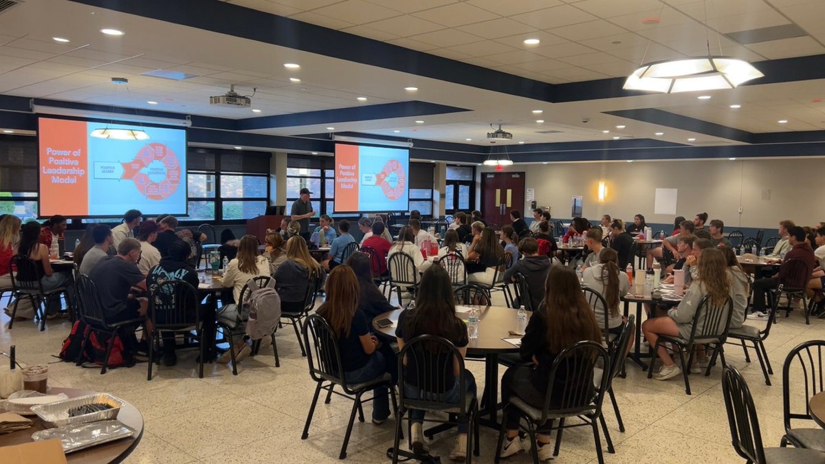 Our athletes learning the lessons of <a href="/JonGordon11/">Jon Gordon</a> 

#FlyAsOne