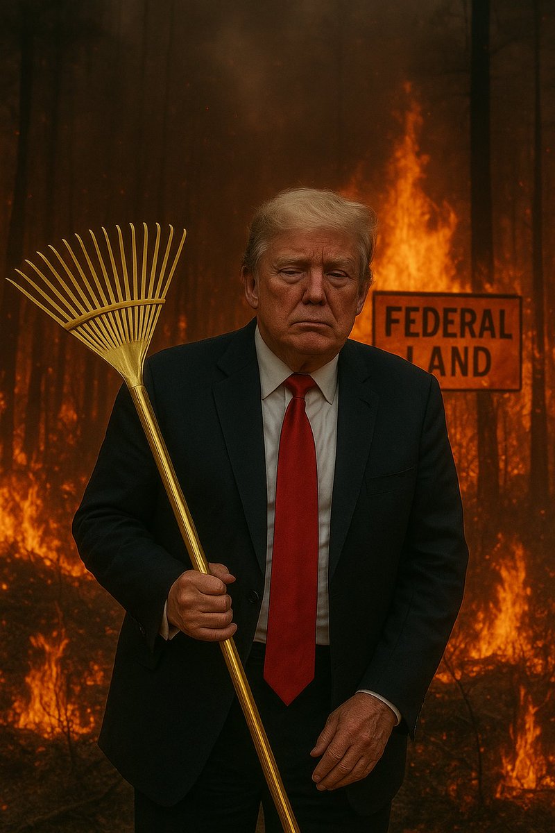 🔥TRUMP FIRES: California has experienced significant federal wildfire activity in 2025, with at least 15 major fires burning over 350,000 acres on national forest and Bureau of Land Management lands.

REMINDER: CA manages 3% of forests compared to 57% under federal management.