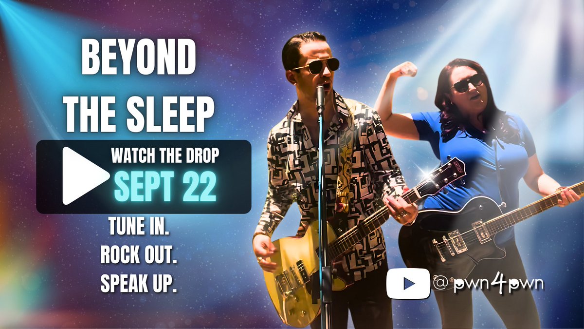 pwn4pwn's tweet image. This isn’t just a video — it’s an event.
On World Narcolepsy Day, join us for the premiere of Beyond the Sleep — born of resilience &amp;amp; community.
📅 Mon Sept 22 | ⏰ 7 PM ET | 📍 PWN4PWN YouTube
👉 youtube.com/@pwn4pwn?sub_c…
#BeyondTheSleep #WorldNarcolepsyDay #Narcolepsy #Fight4Rest