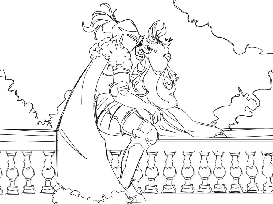 A doodle for my AU, P0rtals AU. Not really something I yap about on here but another doodle, since I refuse to render anything on week days. I’m a ‘busy’ person..
…..Totally…..˙˚ʚ(´◡`)ɞ˚˙
.
.
.
.if ykyk abt these two💖
.
.#wallyau #wallyxyn #welcomehomepuppetsow