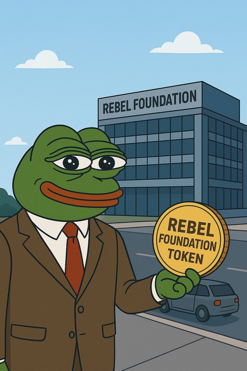 muby_tech's tweet image. 🌍 The Rebel Foundation Token is your key 🔑  🧵 👇

This isn’t just another meme coin. Holding Rebel Foundation Token $RFT is holding a pass into:
✅ Access to the Foundation’s projects
✅ A stake in a legacy of education, sustainability, and empowerment
#RFT #solana #web3