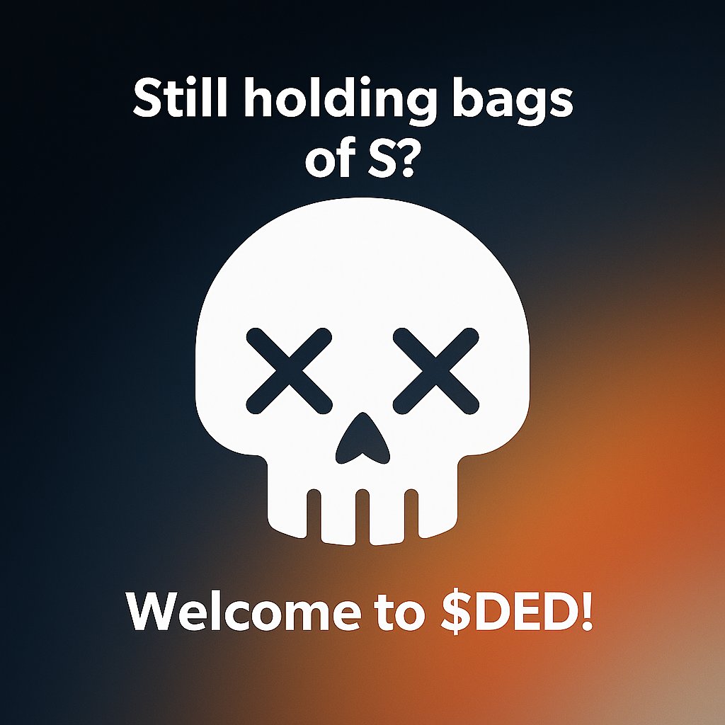 dedonsonic's tweet image. This is not just a token, this is a rebellion against @SonicLabs for sucking ass, the chain is dead af and none seems to care or do a thing about it. 

So this is it, our chance to show that we are unhappy, we are all $DED! fatfinger.fun/app/token/0x01…