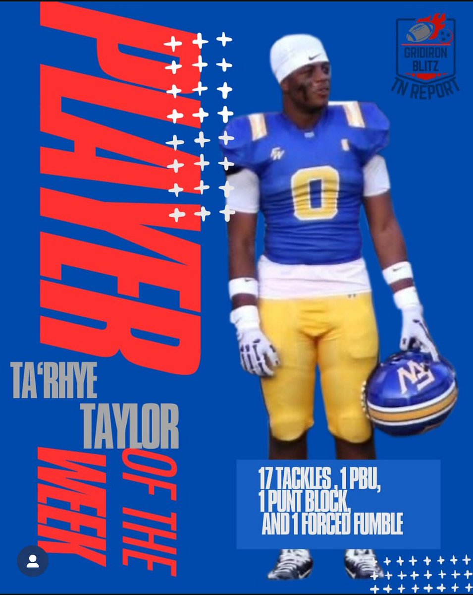 FCPS Athletics (@athleticsfcps) on Twitter photo 📣Congratulations Ta’Rhye!! 🏈Player of the week!! <a href="/FCPSchoolsTN/">Fayette County Public Schools</a> <a href="/fayettewarehigh/">Fayette-Ware High</a> 📣Congratulations Ta’Rhye!! 🏈Player of the week!! <a href="/FCPSchoolsTN/">Fayette County Public Schools</a> <a href="/fayettewarehigh/">Fayette-Ware High</a>