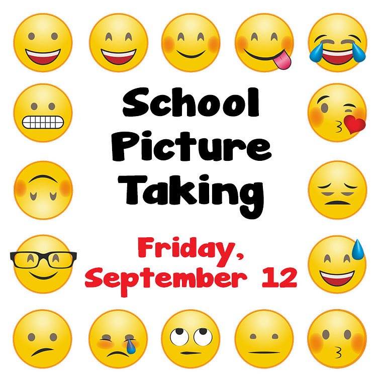 Picture taking is this Friday!  Extra order forms are available in the office!