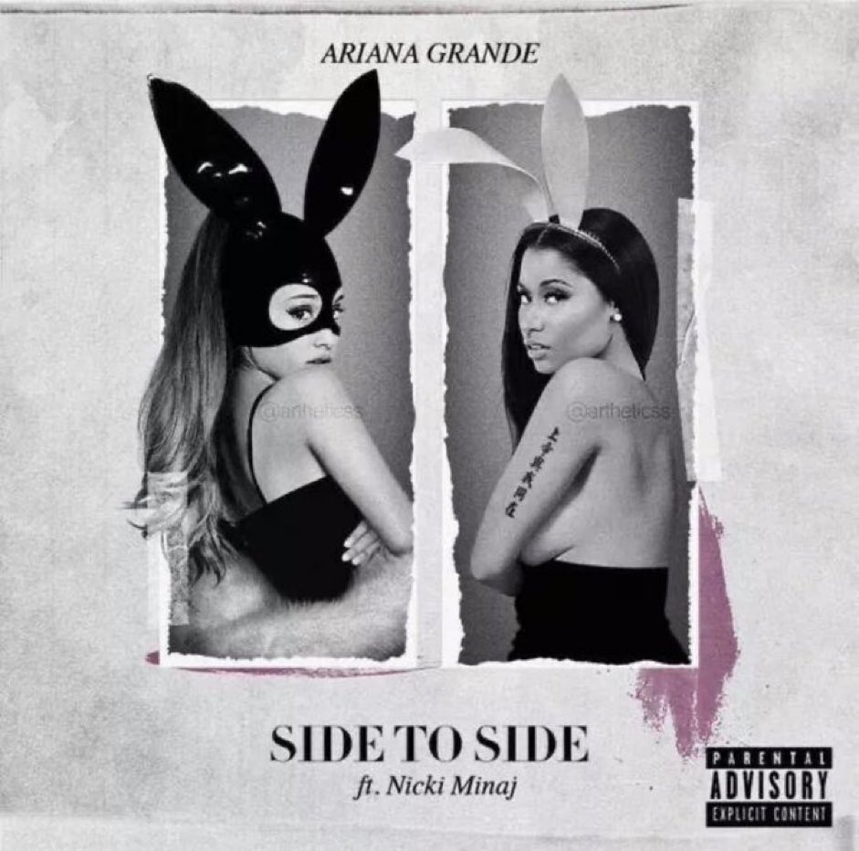 .<a href="/NICKIMINAJ/">Nicki Minaj</a>’s &amp; #ArianaGrande’s 
‘Side to Side’ earned its biggest streaming day this year yesterday, gaining over 1.057 million streams! 💞

Stream here: open.spotify.com/track/44ONERBH…