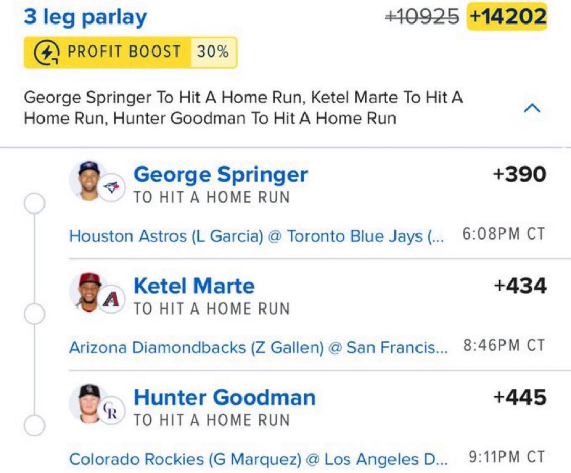 parlayking112's tweet image. I Do Not Charge For Parlays 
All Tips Are Appreciated 
When I Eat, We Eat !!! 

Sending $30 to 2 random persons who #1Like+RT After we sweep 🧹 💰

( must be following )to enter✅Let’s Eat ! 

Link 🔗in Bio ‼️Tap in 🤑🤑
Let’s Run It Back Today 🍽️✅

#PrizePicks #GamblingTwitter