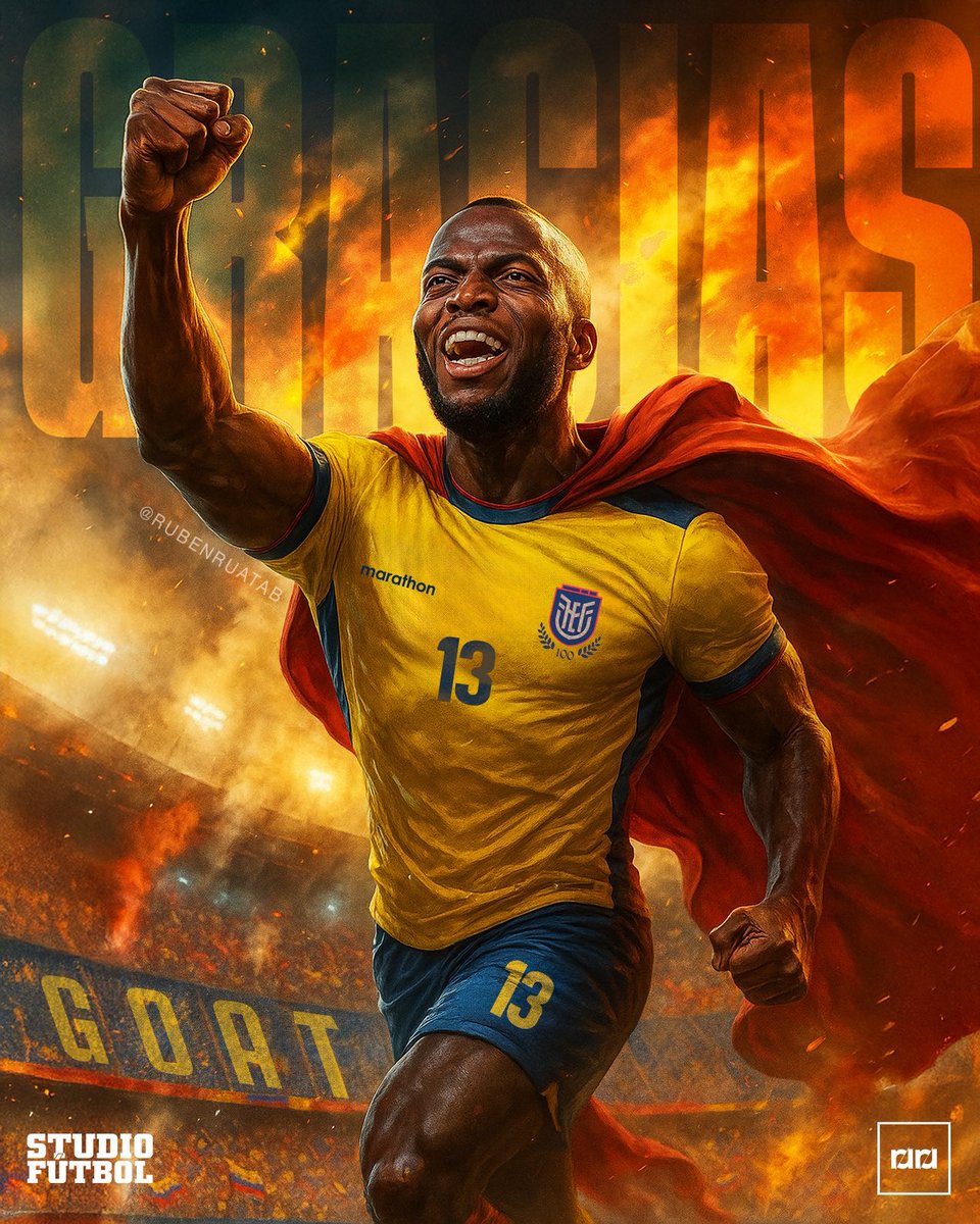 ¡¡¡¡¡¡¡¡¡TE AMO CAPITÁN!!!!!!!!!! 
La puta cabra. 
Grande <a href="/EnnerValencia14/">EnnerValencia</a> 

📷 <a href="/rubenruatab/">Rubén Ruata</a>