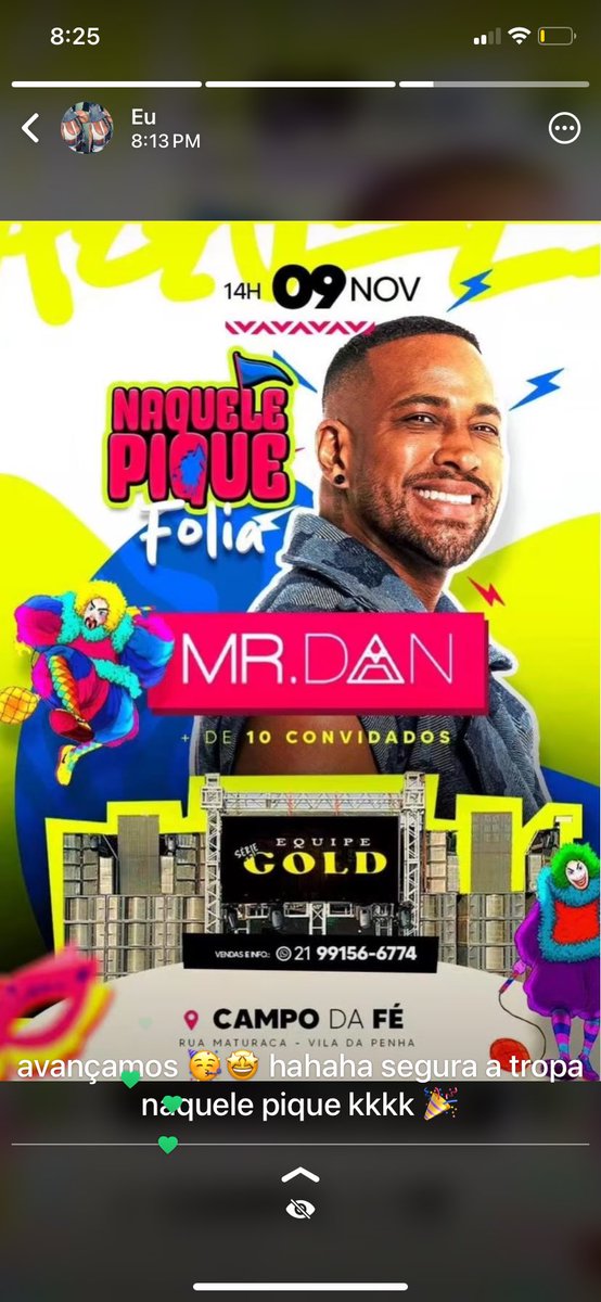 Vamos para mais um Naquele Pique folia 2.0 🚀🚀🚀🥳🚀🥳🚀🥳🚀🥳🚀🥳🚀🥳🚀🥳🚀🥳 ponto de vendas ( bar do Zé) 
( antigo bar do naldinho) 
Primeiro lote ( Ingresso + copo= 15 reais 🚀🚀🚀 avançamos 💪🏽