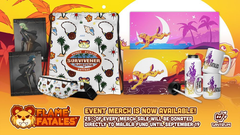 GamesDoneQuick's tweet image. .@tantrummerch connects creators and communities with unique, one-of-a-kind merch!

Discover the #FrameFatales collection with everything from mugs, gaming pads, journals, bags, and more!

Plus! 25% of every purchase directly supports @MalalaFund! 💛 

TantrumMerch.com/FrameFatales