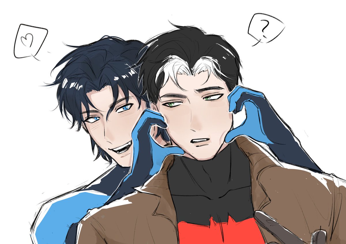 🤩☝😠
#dickgrayson #jasontodd 
#Nightwing #Redhood