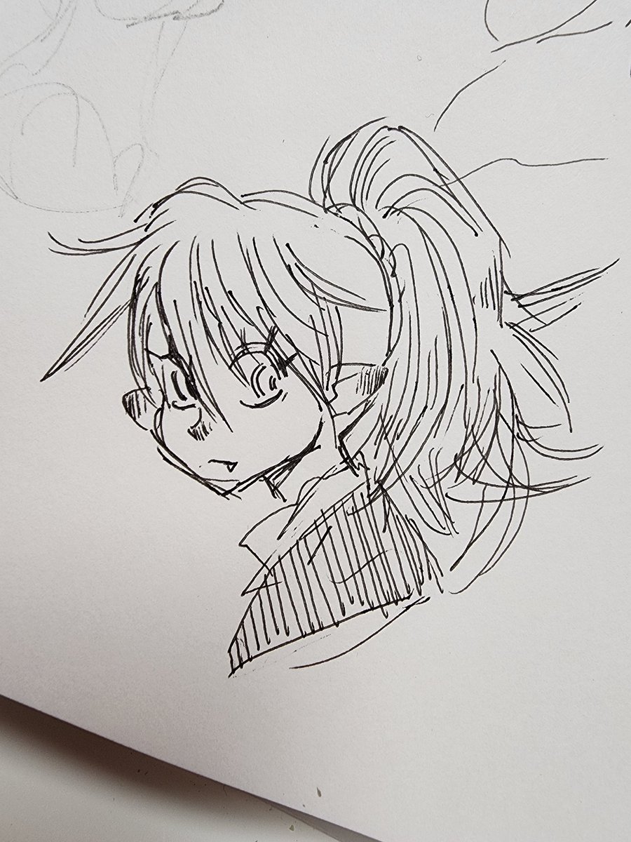 ChobiLuck's tweet photo. Break doodle at work https://t.co/SsnC0PK6Z4