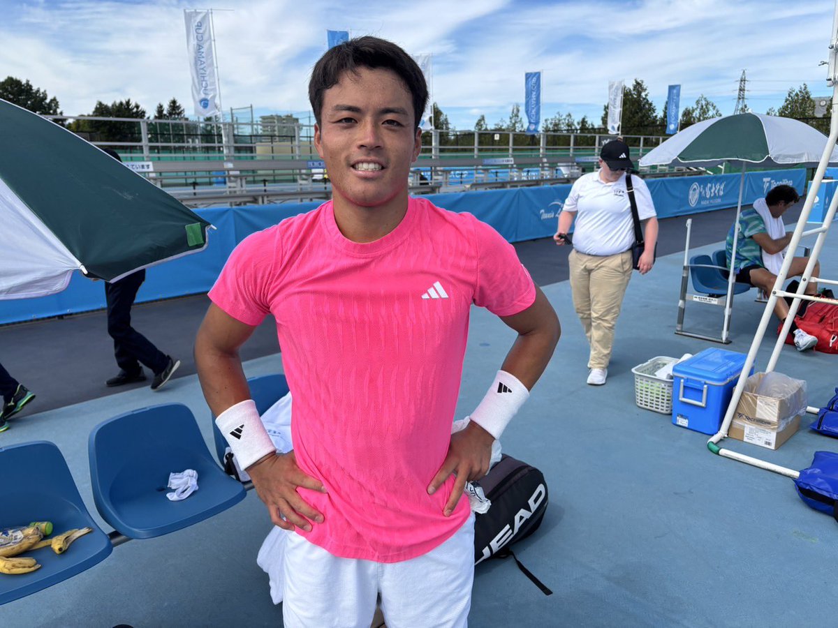 UchiyamaCup's tweet photo. 🎾UCHIYAMA CUP🎾

WEEK2本戦1回戦
高橋悠介
6-2 6-2
Dominik Palan

高橋選手の勝利！
2回戦に進出です👏🏼✨

#uchiyamacup
#tennis
#北海道
#プロテニスプレイヤー
#アスリート
#内山靖崇 https://t.co/PWkEGbPCsY