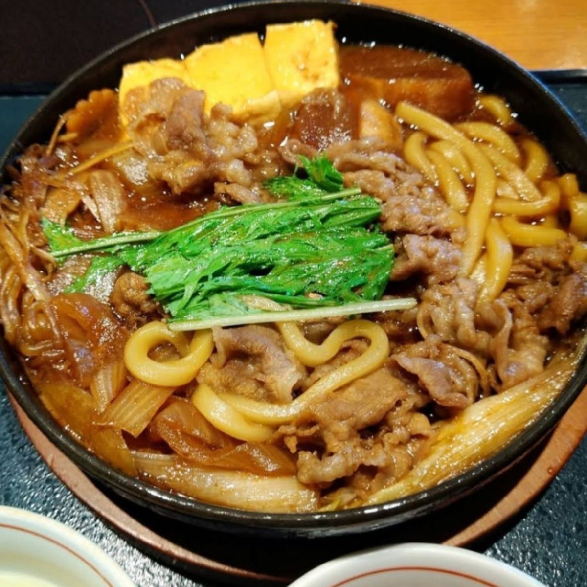 今日のお昼はすき焼き🍲🍴🌞