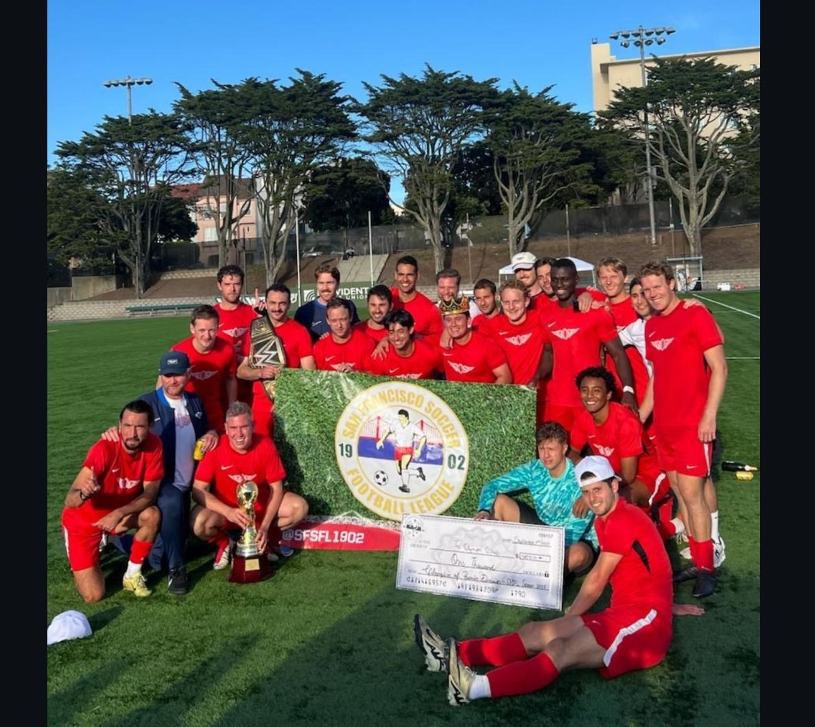 Oclub are your 2025 SFSFL Premier Division Playoff Champs on top of their regular season title.