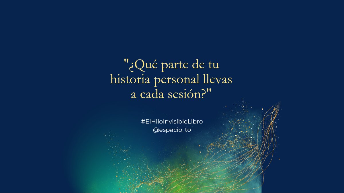 espacio_to's tweet photo. Como terapeutas, no llegamos a sesión con las manos vacías. Llegamos con una "mochila invisible" llena de nuestra propia historia.
​Ser conscientes de ella no es una debilidad, es una responsabilidad profesional.
​¿Qué opinan? Abro debate. 👇
​#TO #Self #ElHiloInvisible https://t.co/U6USQzIZ1T