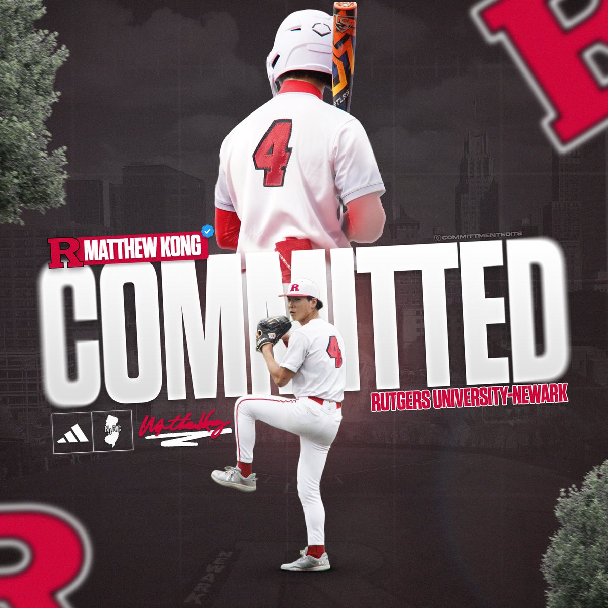 mkong325's tweet image. Committed! I have decided to continue my academic and athletic career at Rutgers Newark. Huge thank you to my family, friends, teammates and coaches. Super thankful for the opportunity. #RollRaiders #Committed 
@RUNewarkBase 
@WladykaBaseball 
@commitmentedits