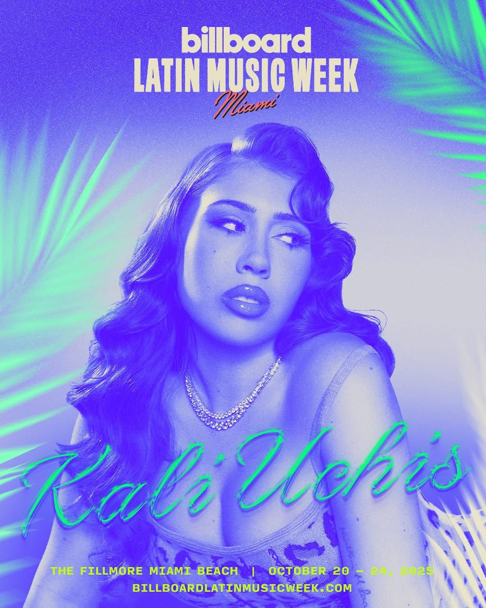 latinopowerla's tweet photo. Kali Uchis se une a la Semana 
Billboard de la Música Latina 2025 
en una exclusiva Sesión de Preguntas 
y Respuestas “Superstar Q&amp;A”. 

#BillboardLatinWeek  🎟️🌴⁠ https://t.co/tQ5lwYe0Le https://t.co/wSNr6PkSOC